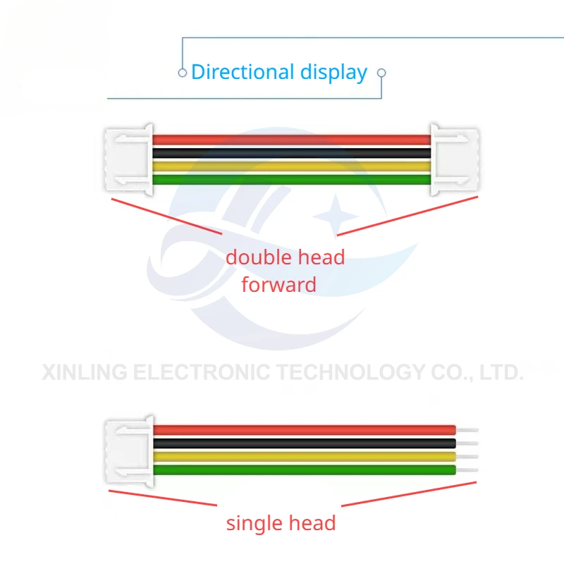10Pcs/lot 2/3/4/5/6/7/8/10P/12 Pin Wire Connector 1.25/1.5/2.0/2.54mm JST/ZH/PH/XH Female Plug Connector With Wire view 6