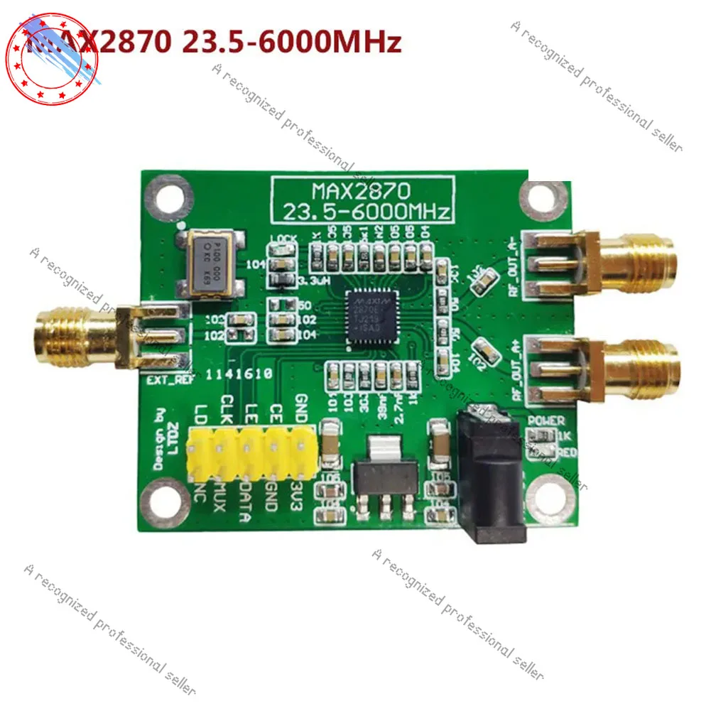 MAX2870 Радиочастотный источник 23,5-6000 МГц Модуль генератора сигналов MAX2870 Радиочастотный источник 23,5-6000 МГц Модуль генератора сигналов