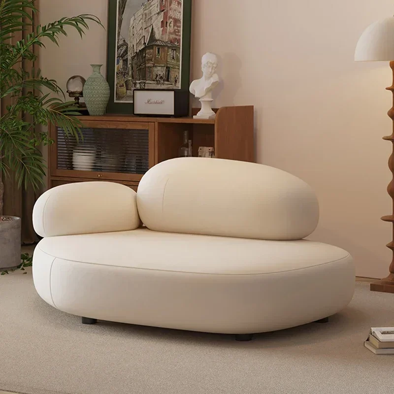 أرائك غرفة المعيشة البيضاء الحديثة الفاخرة كسول الأوروبية الحد الأدنى أرائك غرفة المعيشة أريكة المنزل Sala De Estar زخرفة الأثاث
