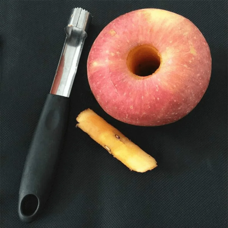 Easy Stainless Steel Twist Fruit Core Seed Remover Apple Corer Seeder Kitchen Gadget Tool