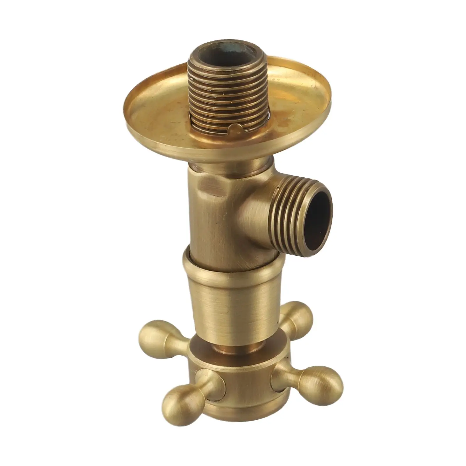 Antique Angle Valve European Angle Valve Easy Installation Electroplated Finish Hot And Cold Compatibility For Any Setting