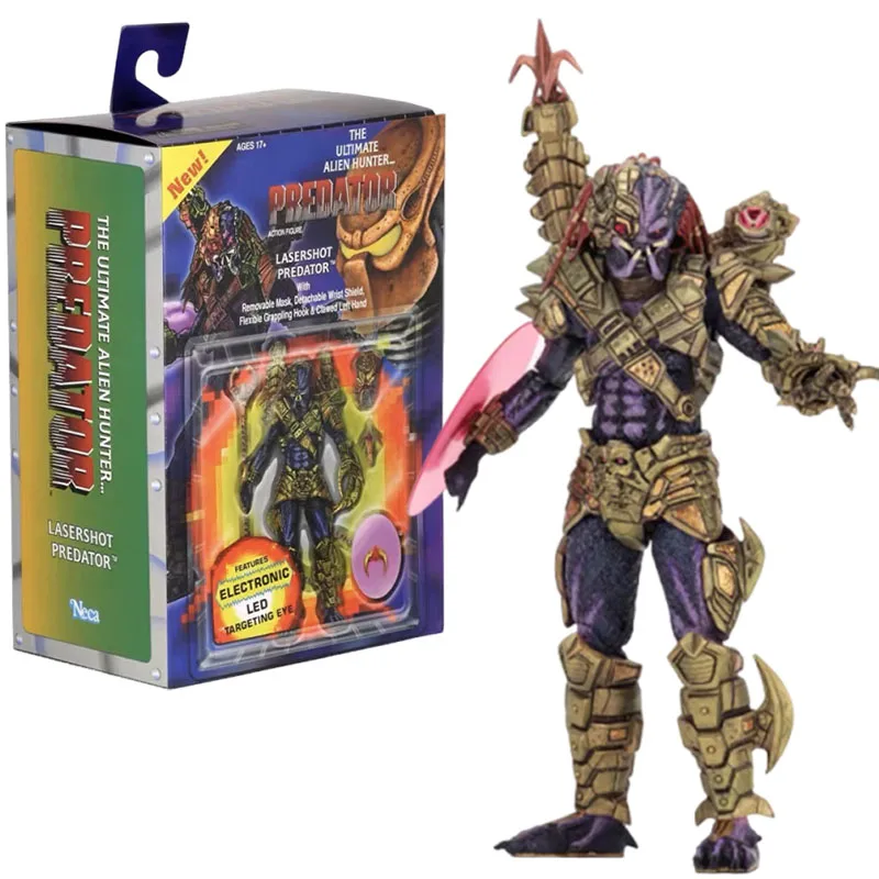 

NECA Фигурка Хищника Ultimate Alien Hunter Фигурки Манга Фигурка Игрушки Аниме 7-дюймовая подвижная модель куклы Подарок Оригинал