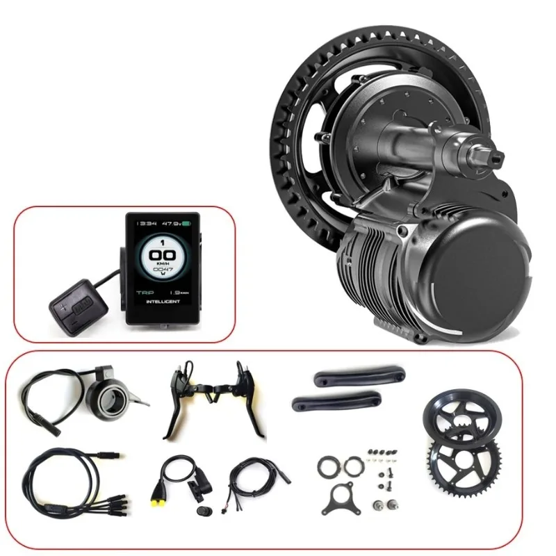 

TSDZ8 Комплект двигателя со средним приводом датчика крутящего момента 48 В 750 Вт с дисплеем 860C для преобразования велосипеда, модернизации электронного велосипеда, пригородного езды на велосипеде