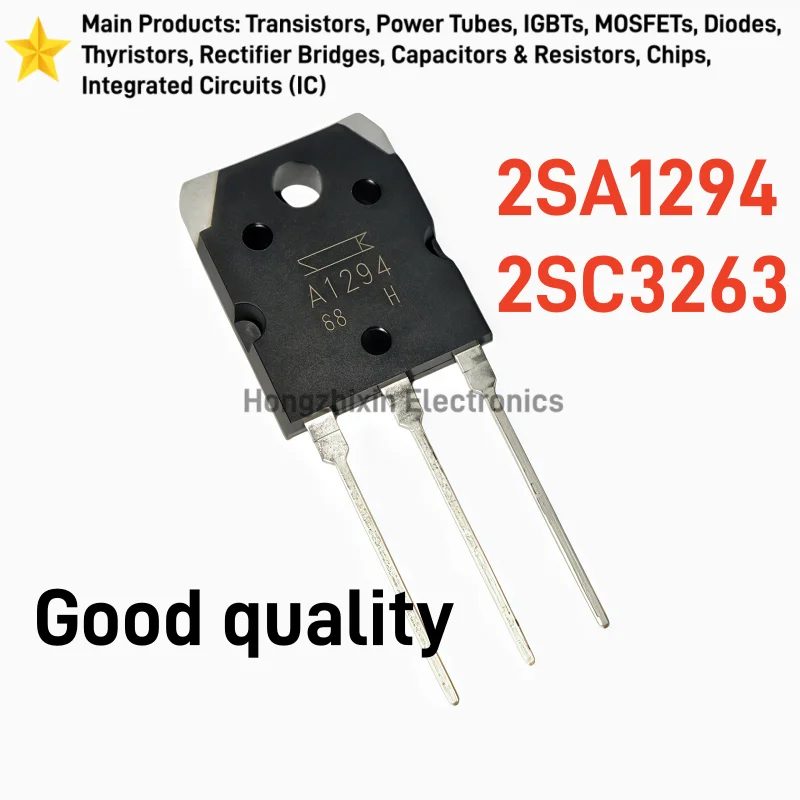 10PCS 2SA1294 2SC3263 TO-3P Audio Power Transistor A1294 C3263 Complementary Pair Amplifier Transistor