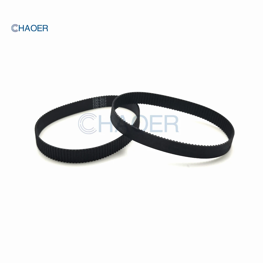 Fechar Loop Synchronous Belt, correia dentada, aplicável para impressora 3D, Rubber Drive Belt, comprimento 490-606mm, 6mm, Pitch, 2GT