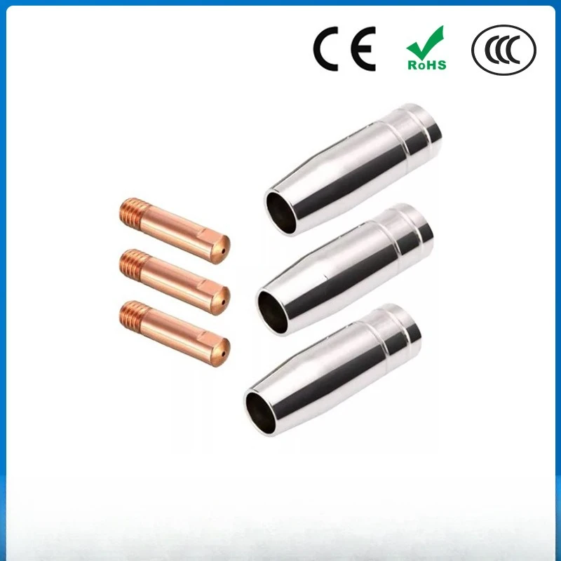 

For 15AK protective nozzle gas protection welding gun accessories protective cover 15AK conductive nozzle protective nozzle 6PCS