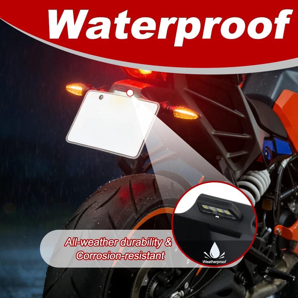 

Motorcycle Tail Tidy Fender Eliminator kit License Plate Holder Bracket Fit For KTM Duke 125 Duke 250 Duke 390 2024-2025