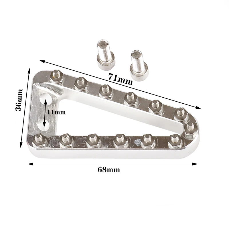 68mm Rear Brake Pedal Lever Step Plate Tip For KTM XC XCF XCW SX SXF EXC EXCF TPi 6D 125 150 250 300 350 400 450 500 2016-2023 image 3