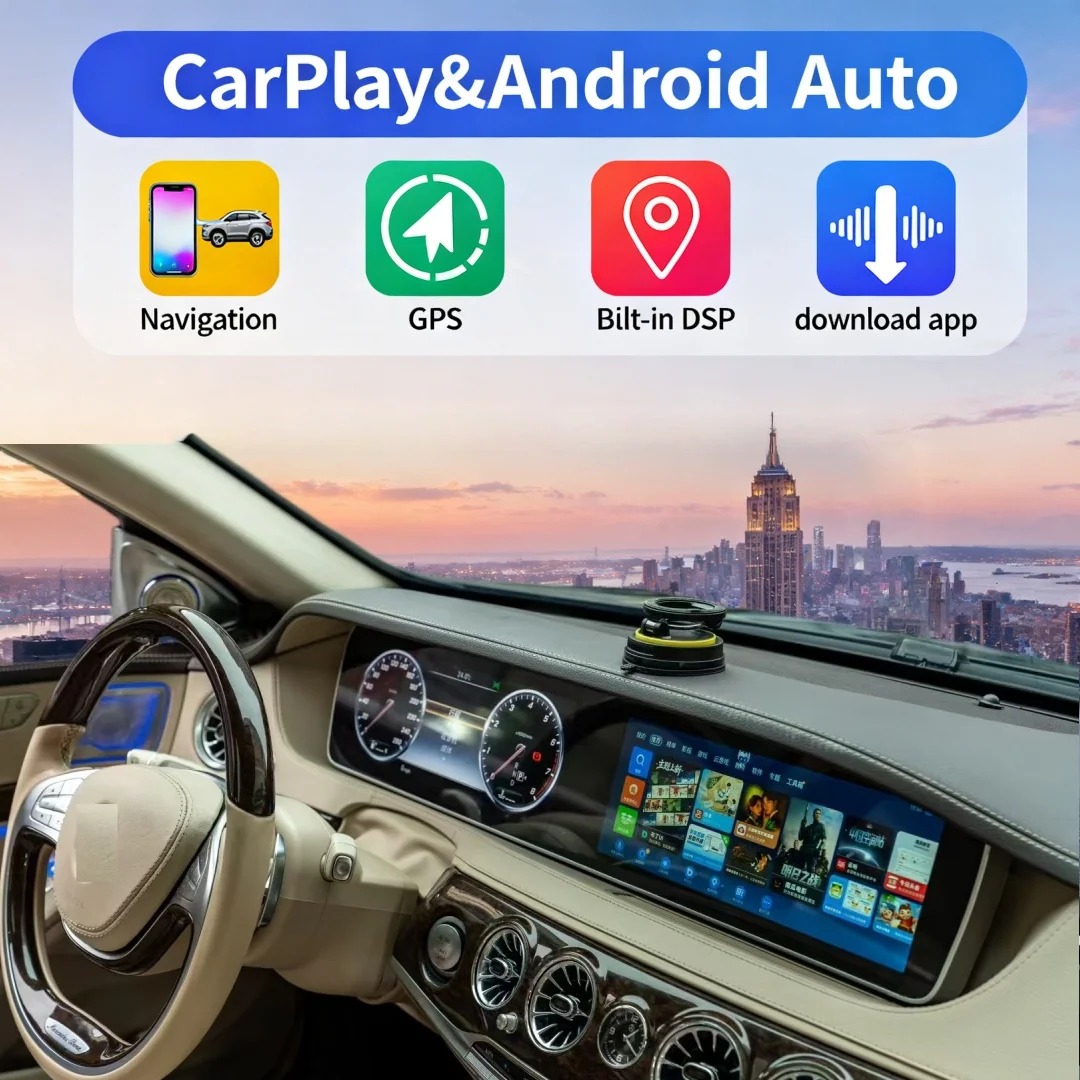 

12.3 Inch Dual System Car Radio For Mercedes-Benz S Class W222 2014-2023 Android Auto Wireless Carplay GPS Navigation Car Tuning