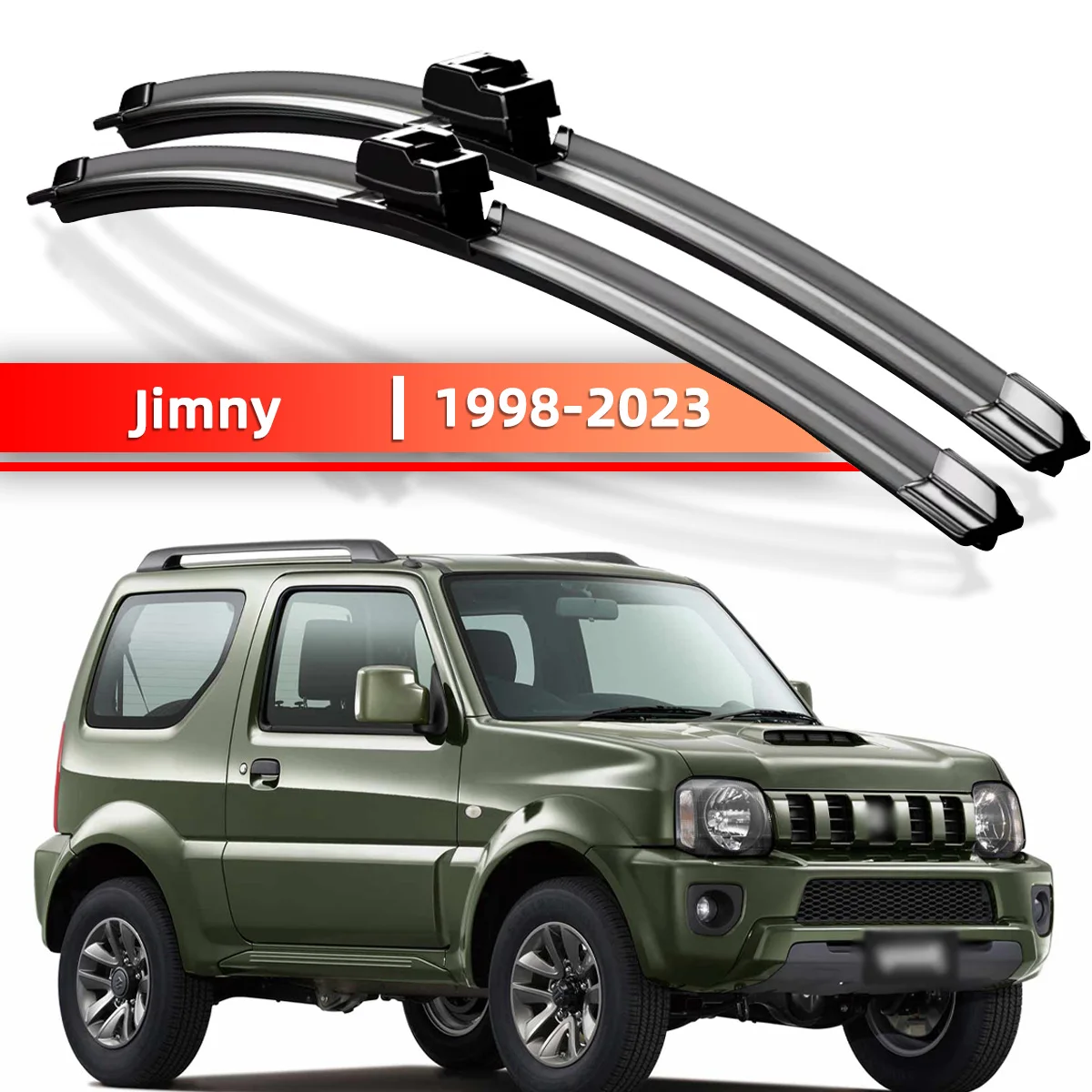 2PCS Auto Scheibenwischer Geeignet Für Suzuki Jimny JB23 JB43 JB33 JB53 JB74 JB64 Sierra 1998-2023 Windschutzscheibe fenster Zubehör