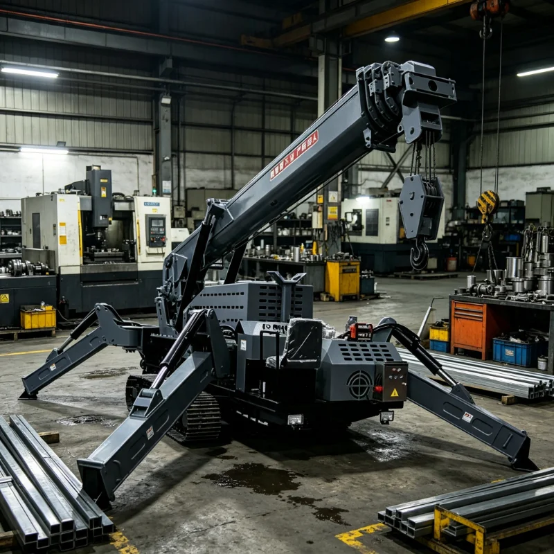 Factory Best Selling Spider Crane Lifting and Handling Folding Crawler Telescopic Boom Spider Crane with CE Certificate