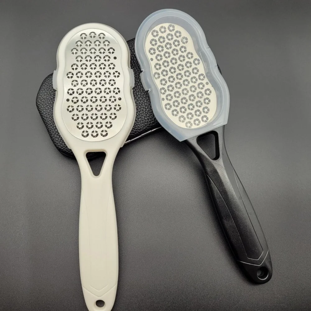 أدوات العناية بالقدم المحمولة المصنوعة من الفولاذ المقاوم للصدأ على الوجهين للعناية بالقدم ومطحنة القدم والعناية بالقدم والجلد الميت