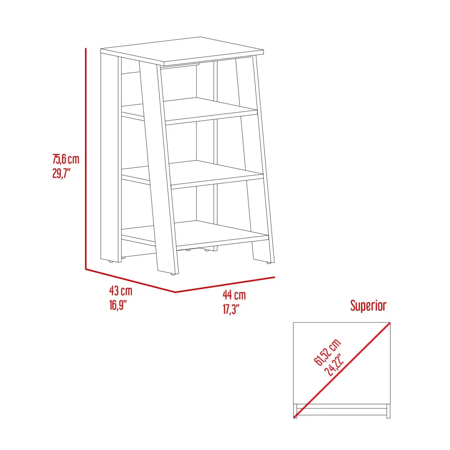 St. Clair Linen Cabinet, Two Interior  Shelves, Two Open Shelves, Single Door Light Gray