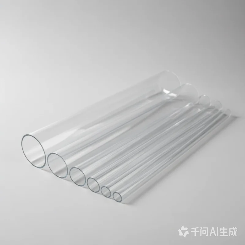 

1PCS High Temp Quartz Capillary Tube, OD60xID54xL600mm Single-Bore Silica Glass Tube for Laboratory