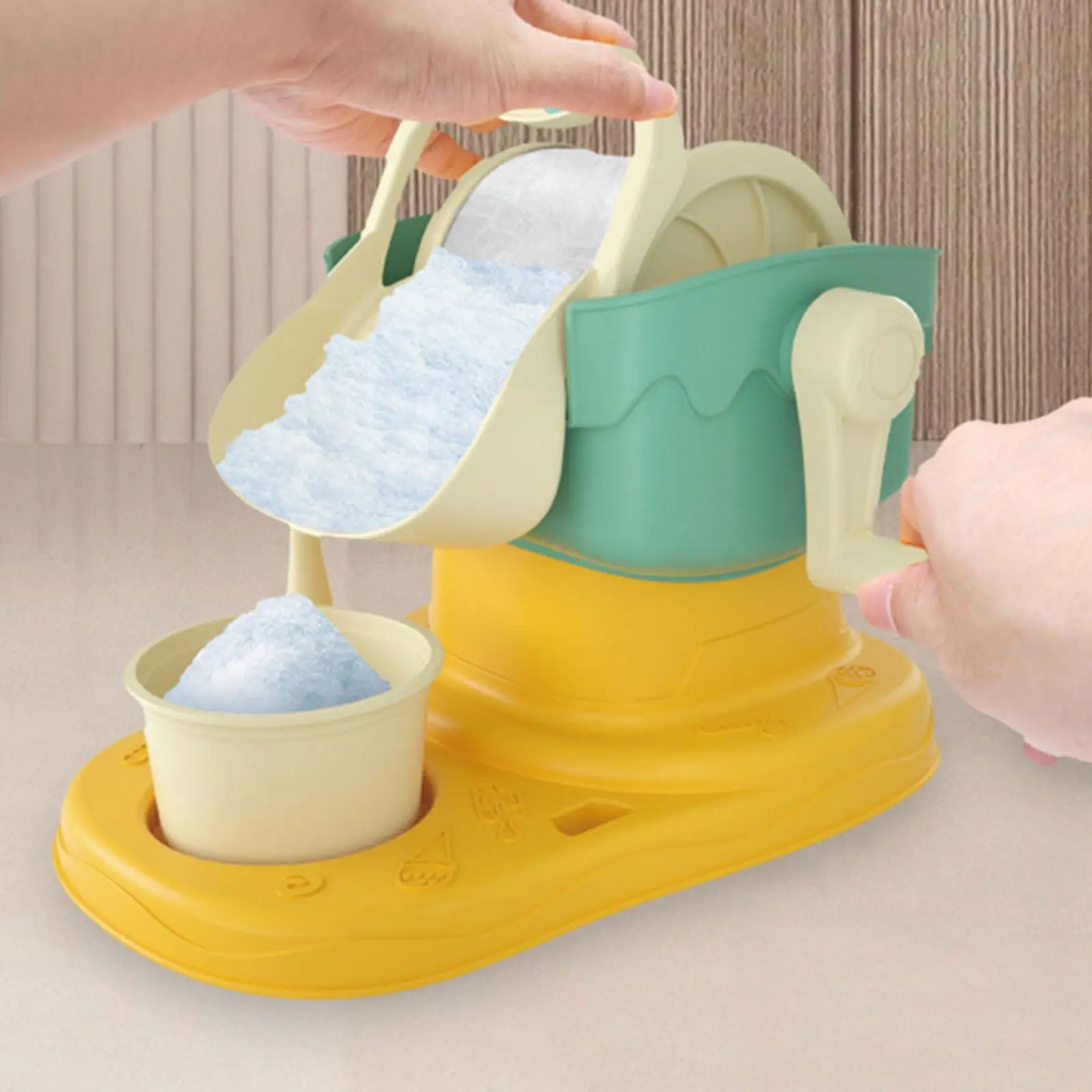 

Kids DIY Ice Cream Maker Portable Homemade Edible Ice Toy Set Gift Children