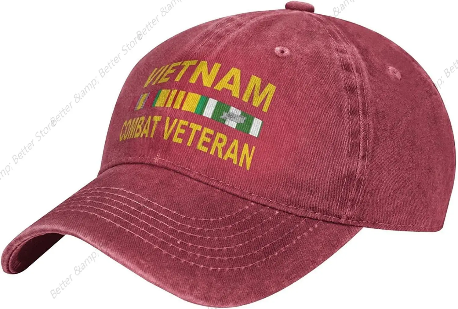 Vietnam Combat Veteran Baseball Caps Unisex Adjustable Sun Hat Can Be Washed Leisure Dad Hats