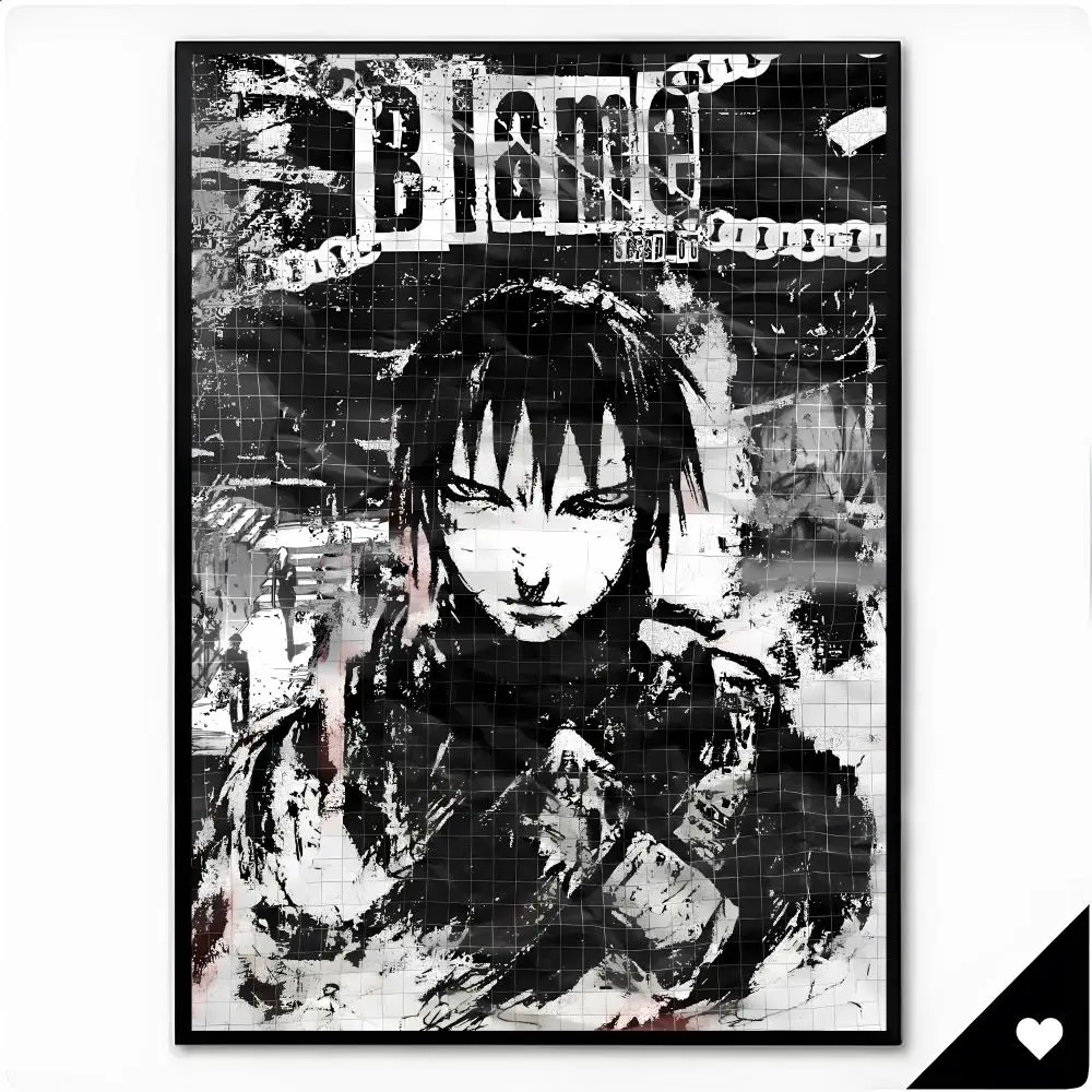 Stark Immersive Manga Blame Poster Premium HD Decor Wall Art for Interior Room Makeover Home Accents Gift