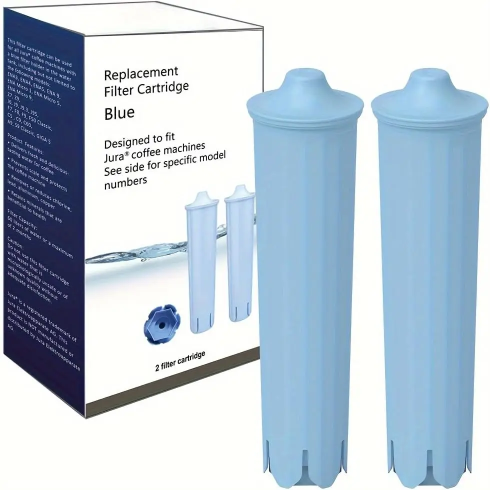 Jura Clearyl Blue Water Filter Cartridges, Plastic Material, PVC, Purifies & Protects, Compatible with ENA3, ENA5, J6, J9, J95
