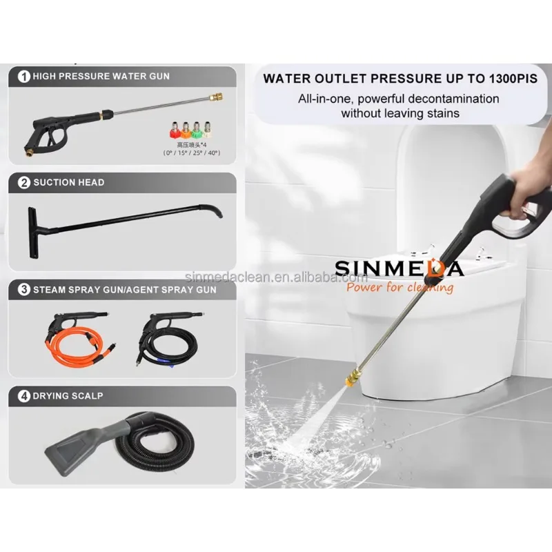Restaurant Car Washer Pressure Steam Jet Cleaner Upholstered Lava Bathroom Washing Equipment Spot Cleaner for Cleaning Equipment