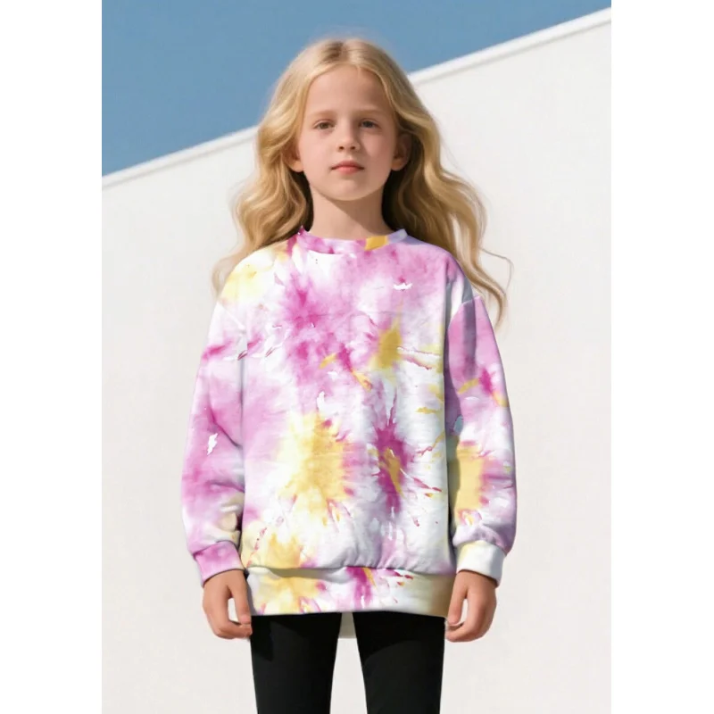 

Spring and Autumn Fashion Casual Long Sleeve Girls' Sweatshirt