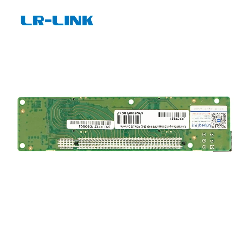 Dual-Port slimsas (SFF-8654 8I) ไปยัง PCIe x16 converter-LRFCF921