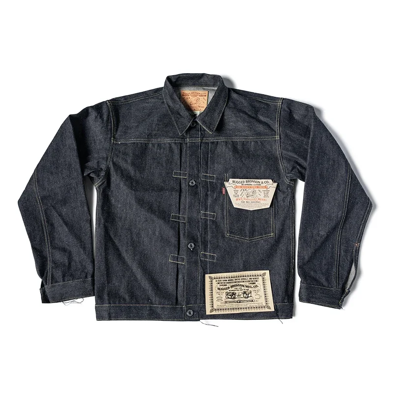 Rugged Bronson 1943 Model S506XX Jean Jacket in Slub Raw Selvedge