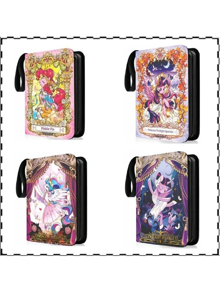 Album na karty Anime My Little Pony, segregator na 400-900 kart, kolekcja, zamek błyskawiczny, podwójna kieszeń, segregator na karty z zamkiem. — 2