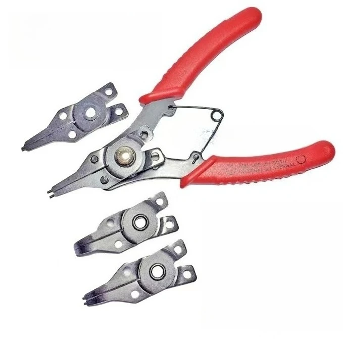 

4 in 1 Mini Circlip Snap Ring Pliers Set Ext Int New Tool Automotive Repair Engine