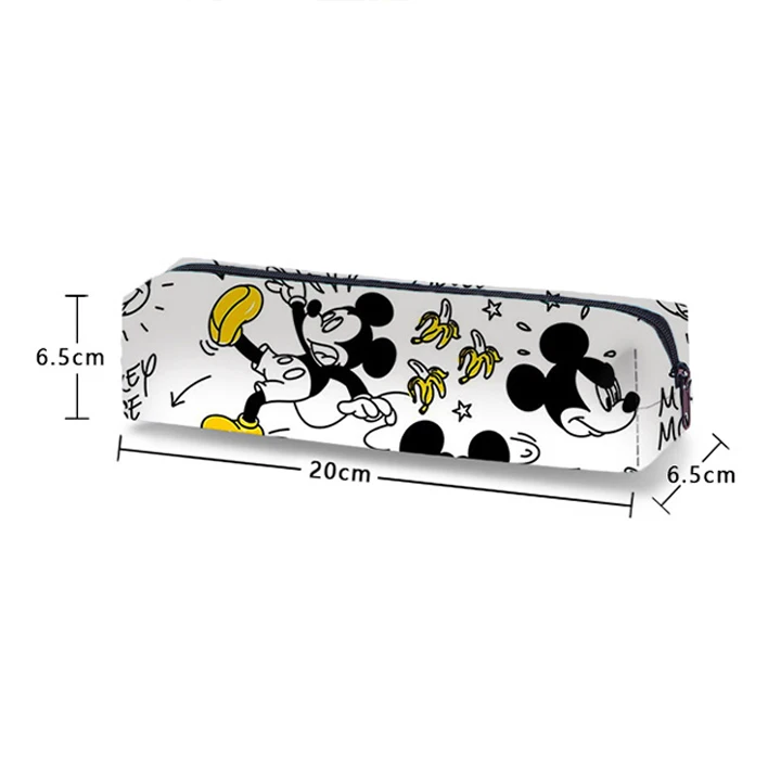 Disney Mickey Printed Pencil Case, Large-Capacity Cartoon Stationery Bag, Usable As Umbrella Storage Pouch And Cosmetic Bag