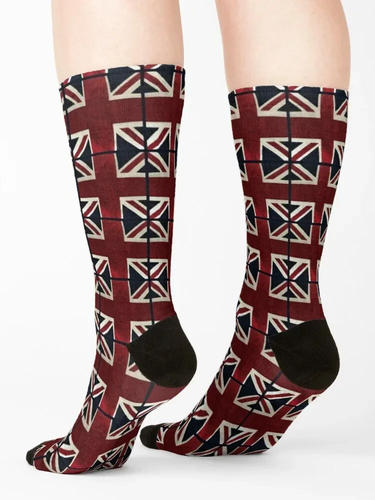 uk flag Socks football Hiking boots sport luxury Men Socks Women's