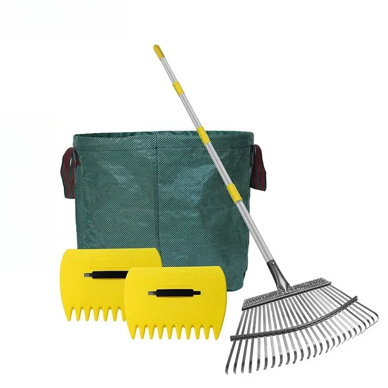 

Garden tool set Deciduous leaf clip Deciduous leaf rake Soil Deciduous leaf bag combination