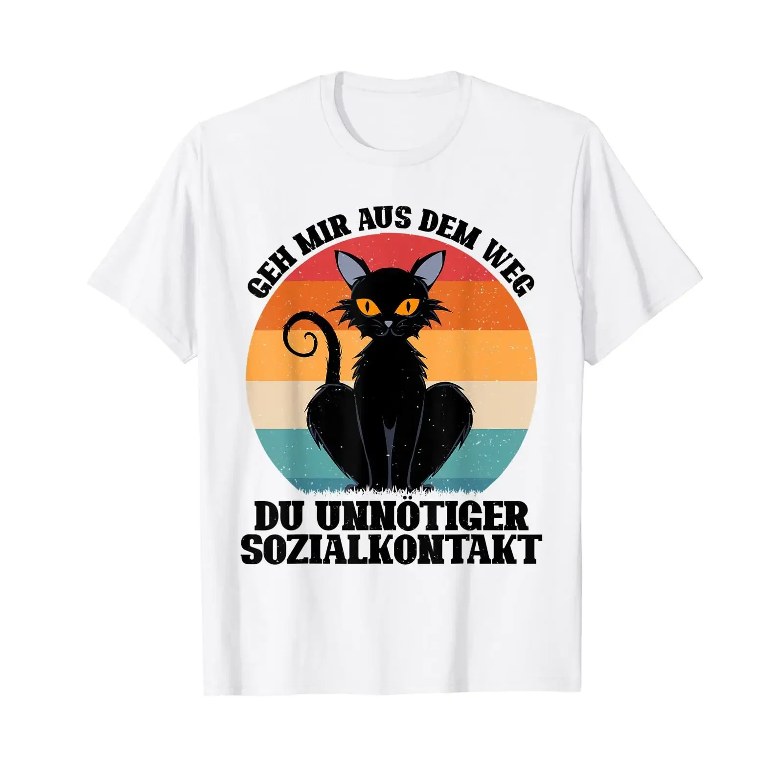 Get out of my way you unnecessary social contact slogan T shirt vintage Washed Soft Top For Everyday Wear Versatile homme