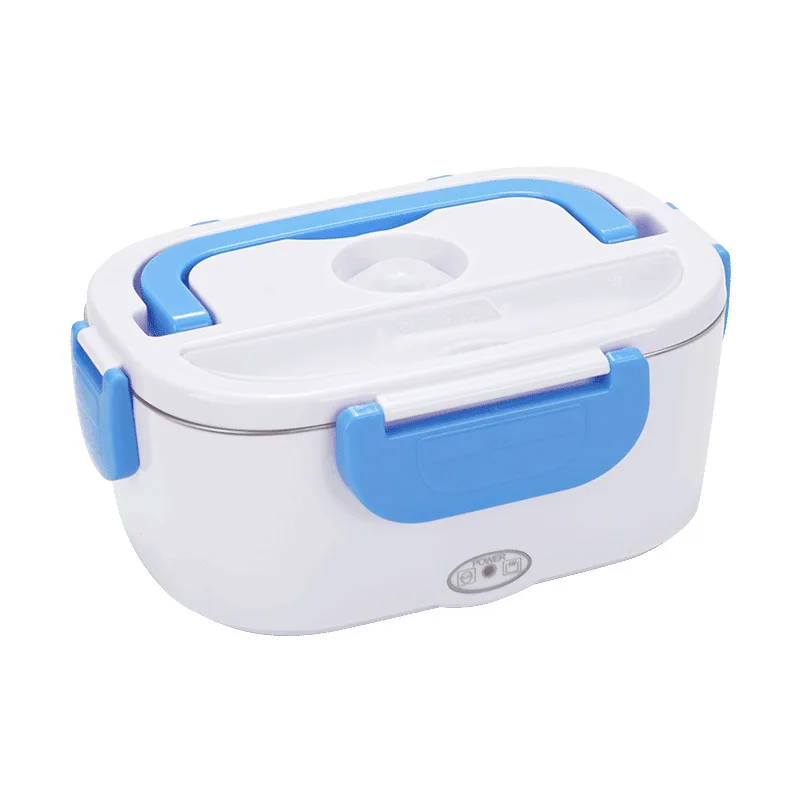 Electric Lunch Box Food Heating Fast Food Warmer Heater for Car Truck Home Portable Heating Box 1.5L Stainless Steel Meal Box