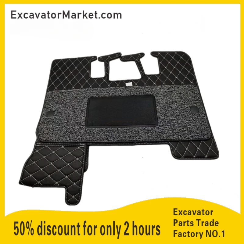 Excavator Accessories For Komatsu KOBELCO Hitachi Doosan Daewoo Kato Liugong Interior Accessories Carpet Foot Pad Foot Pad