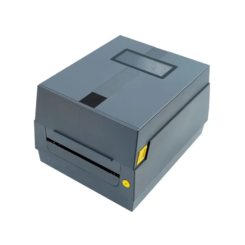 110mm Desktop Thermal Barcode Printer 4 Inch Thermal Transfer Label Printer Wash Care Satin Ribbon Printer