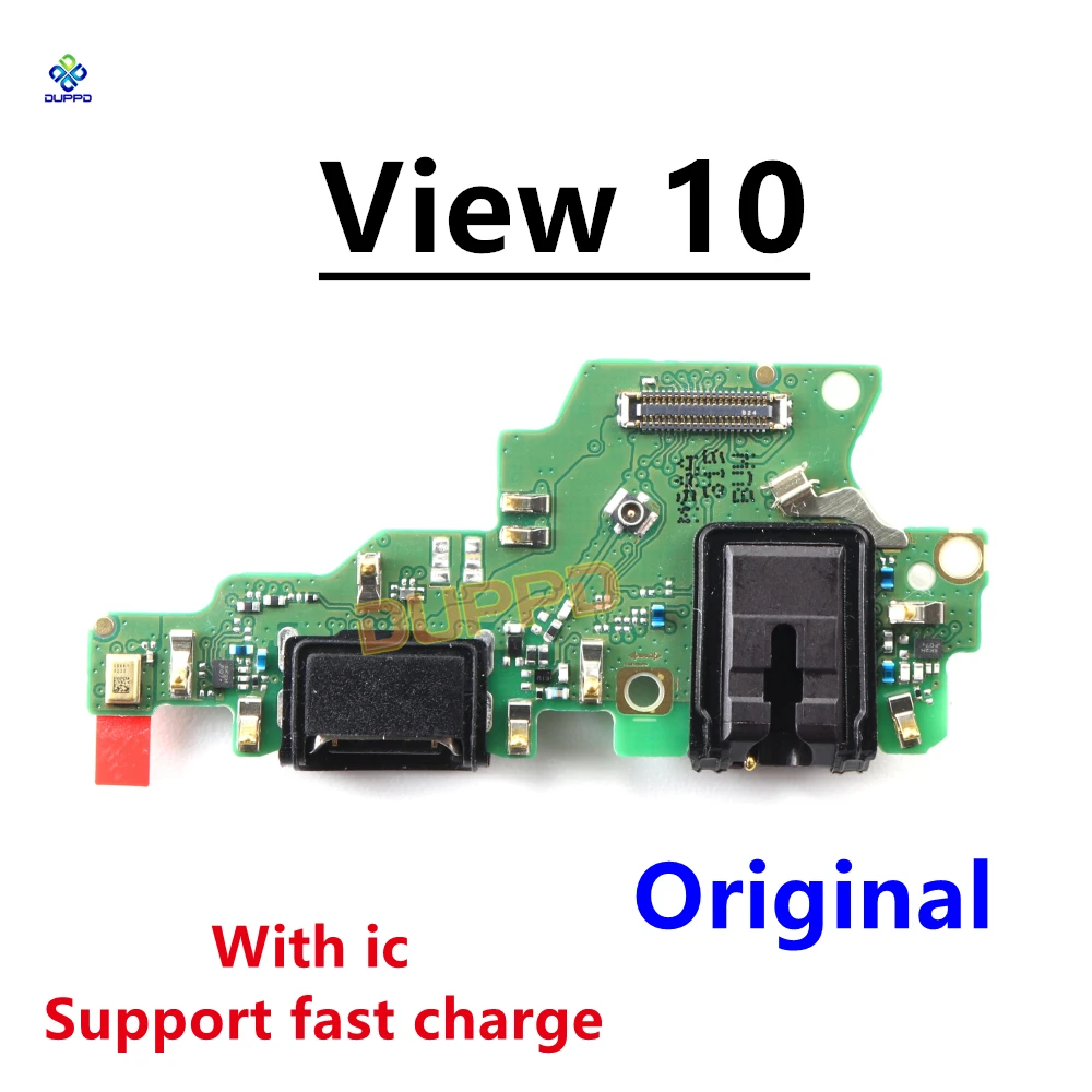 Usb Opladen Dock Poort Flex Kabel Voor Huawei Honor View 10 V10 20 V20 Oplader Connector Board