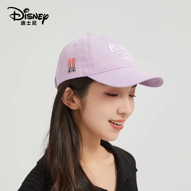 디즈니 만화 귀여운 Lotso Judy Hopps 모자 여성 여름 패션 다목적 모자 쇼핑 선 스크린 양산 야구 모자