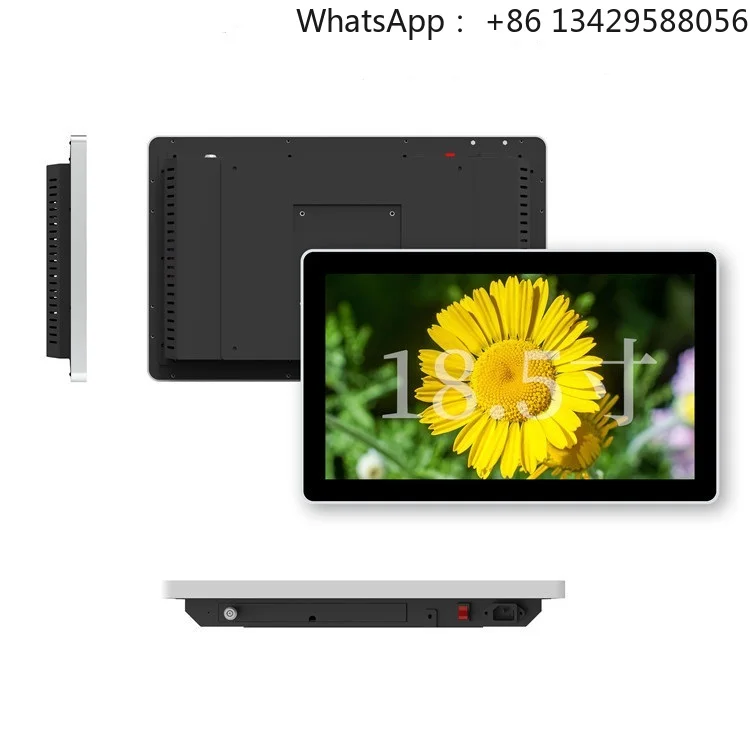HD 18.5 Inch Industrial HMI PC Android Computer with Touch Screen and Camera RS232 RS485 GPIO Linux Ubuntu Debian As Options