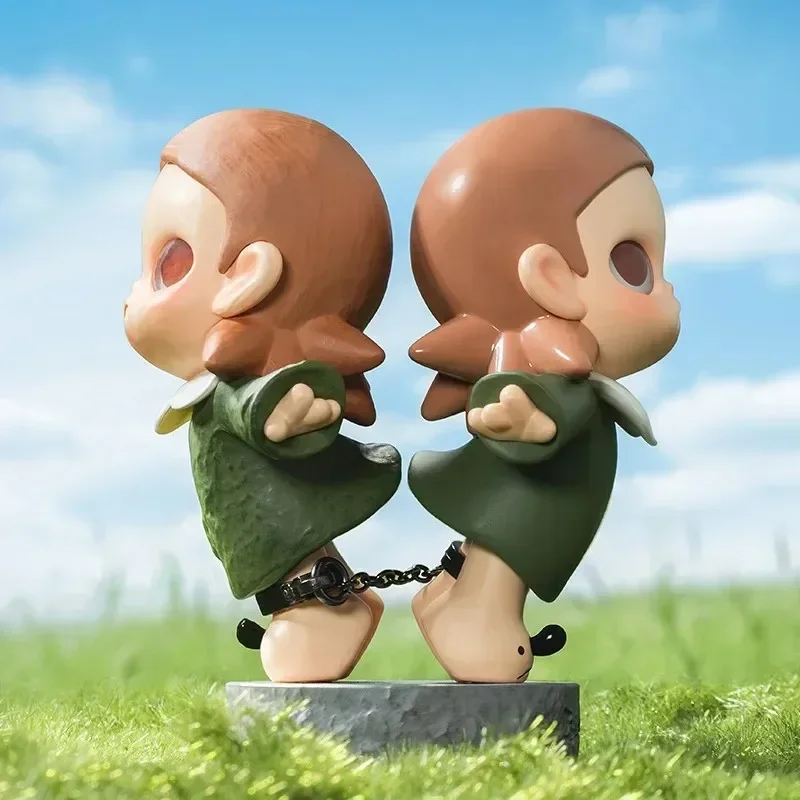 

POP MART Zsiga Twins Series Mystery Box Anime PVC 100% Original Action Figure Collection Model Desktop Ornaments Doll Toys