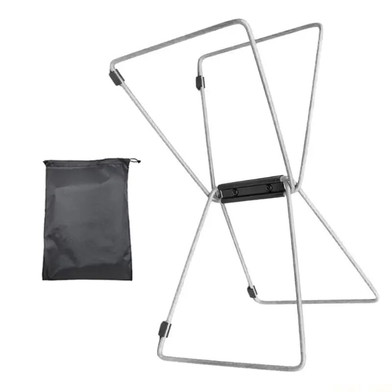 U2JB Camping Foldable Metal Stand Portable Metal Luggage Rack Ice Box Holder Coolers Stand for Outdoor Fishing - view 3