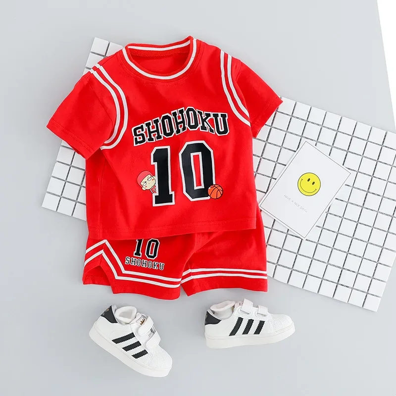 Anime Slam Dunk Shohoku Rukawa #11 Sakura Agi 10 # Basketbal Jersey Kinderen Buitensport Set Kind Cosplay Uniform Jongens Kostuum