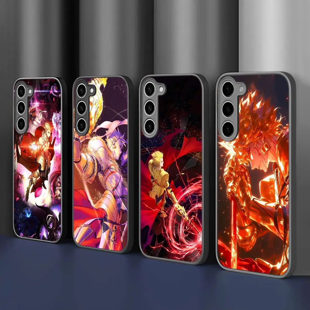 Matte Frosted Case For Samsung S25 S24 S23 S21 S22 Ultra S20 FE S10 Lite S8 Plus Shockproof Phone Cover Cool Gilgamesh Star Rail