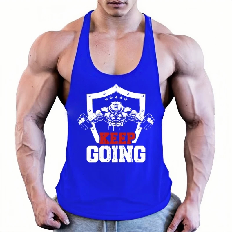 2025 Men's Peak Performance Y-Back Stringer, Cool Cotton Fabric, Great for Gym Intensity, Bodybuilding & Muscle Work