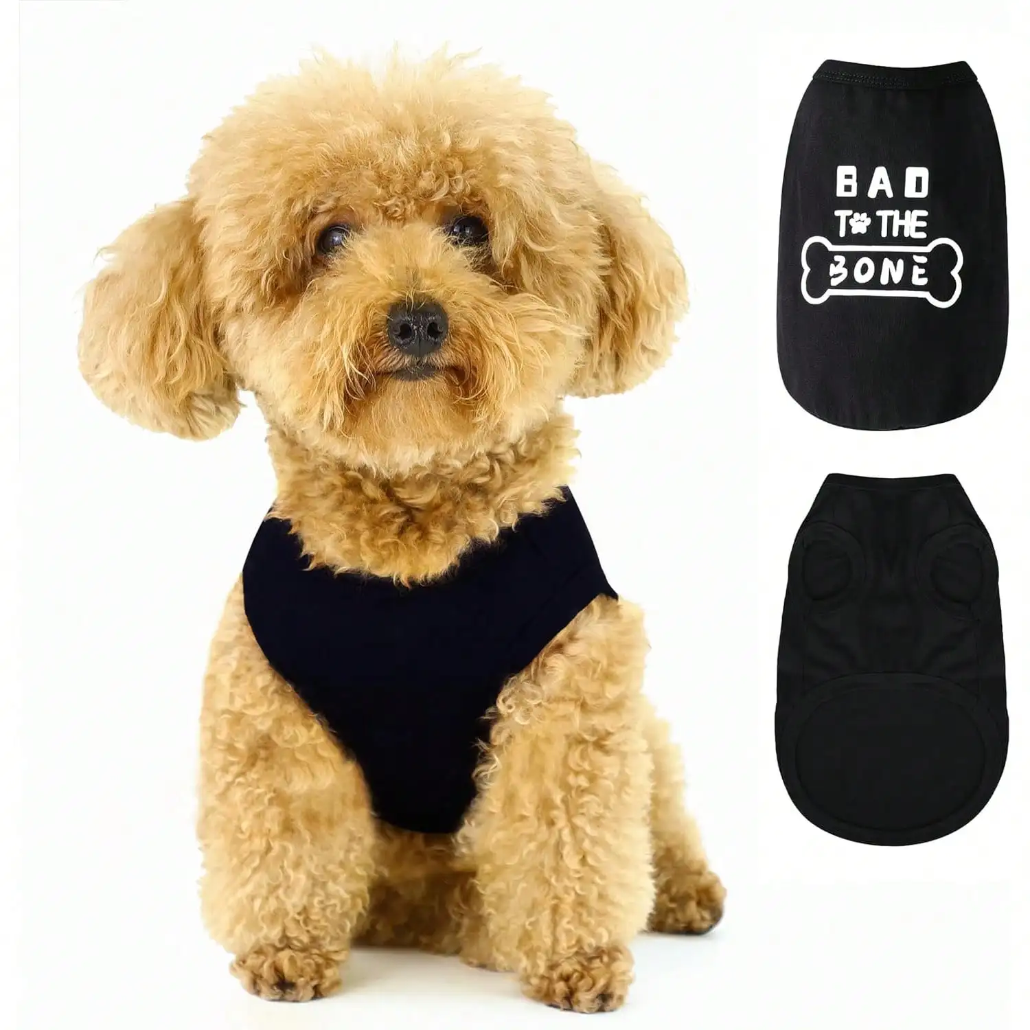 1 Pc Discover Cozy Canine Wear: Soft, Lightweight, And Breathable Dog Shirt Vest With Eye-Catching Graphics