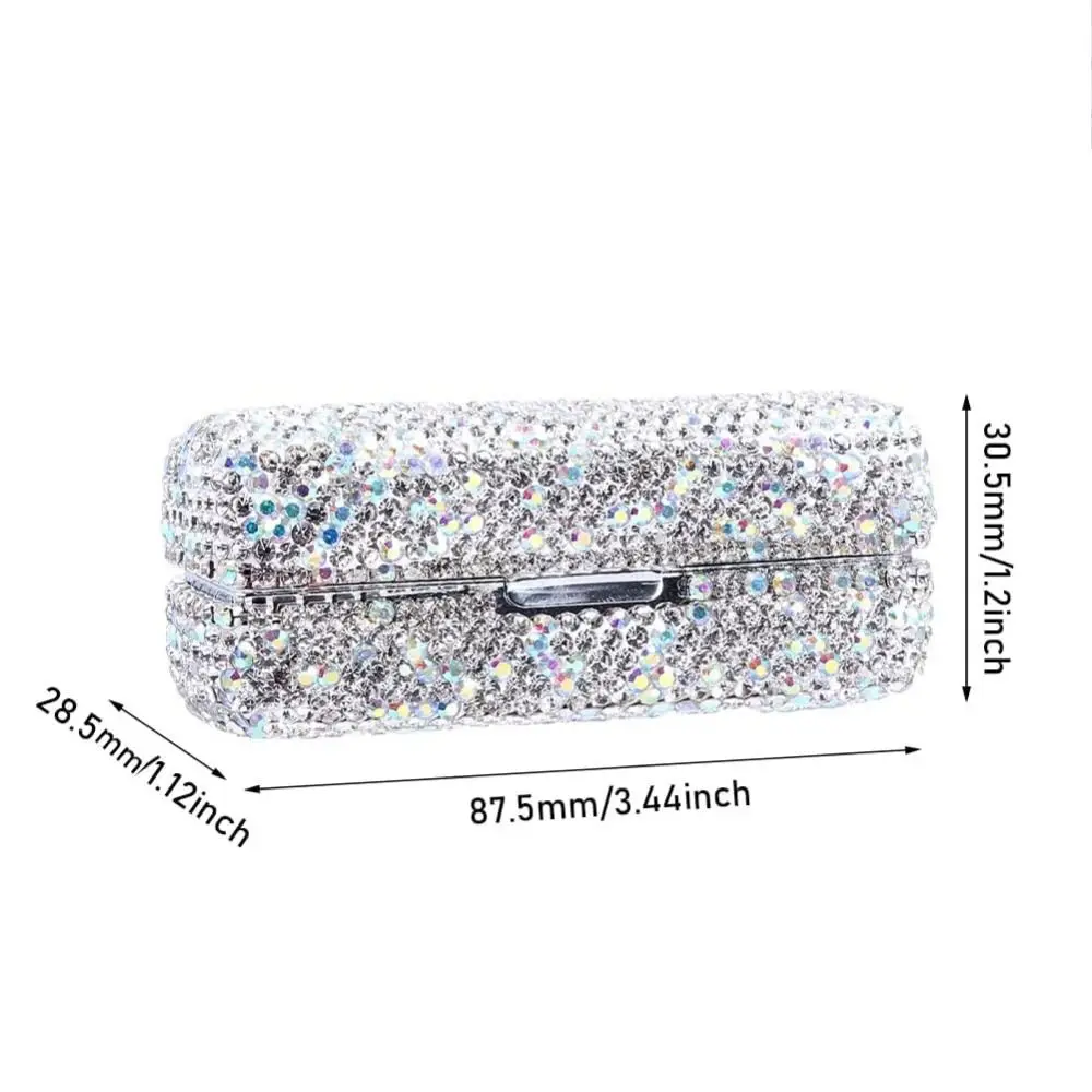 Lipstick Bag Portable Fashion Exquisite Lipstick Box Creative Shiny  Lip Gloss Storage Case