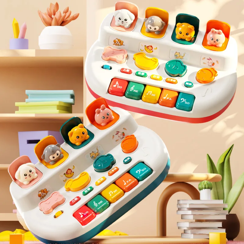 Children's Toys Small Piano Beginner Musical Instrument Girls Can Play Baby Music Electronic Organ Home Boys Puzzle
