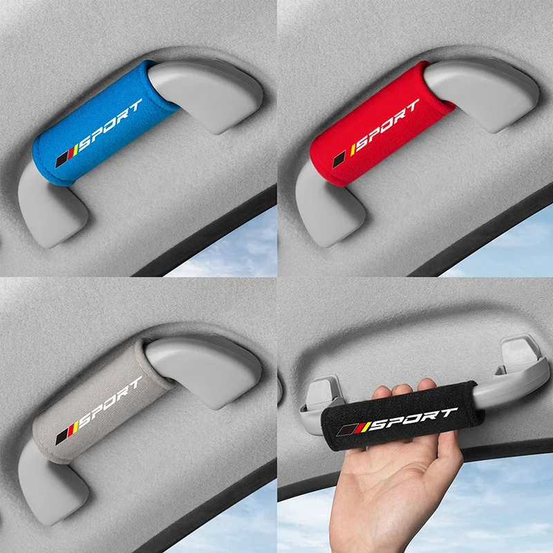 【Peace】1Pc Fluff Car Roof Door Handle Protector Car Armrest Cover Fit For Vehicle Use Can Be Freely Matched To Decorate Your Car