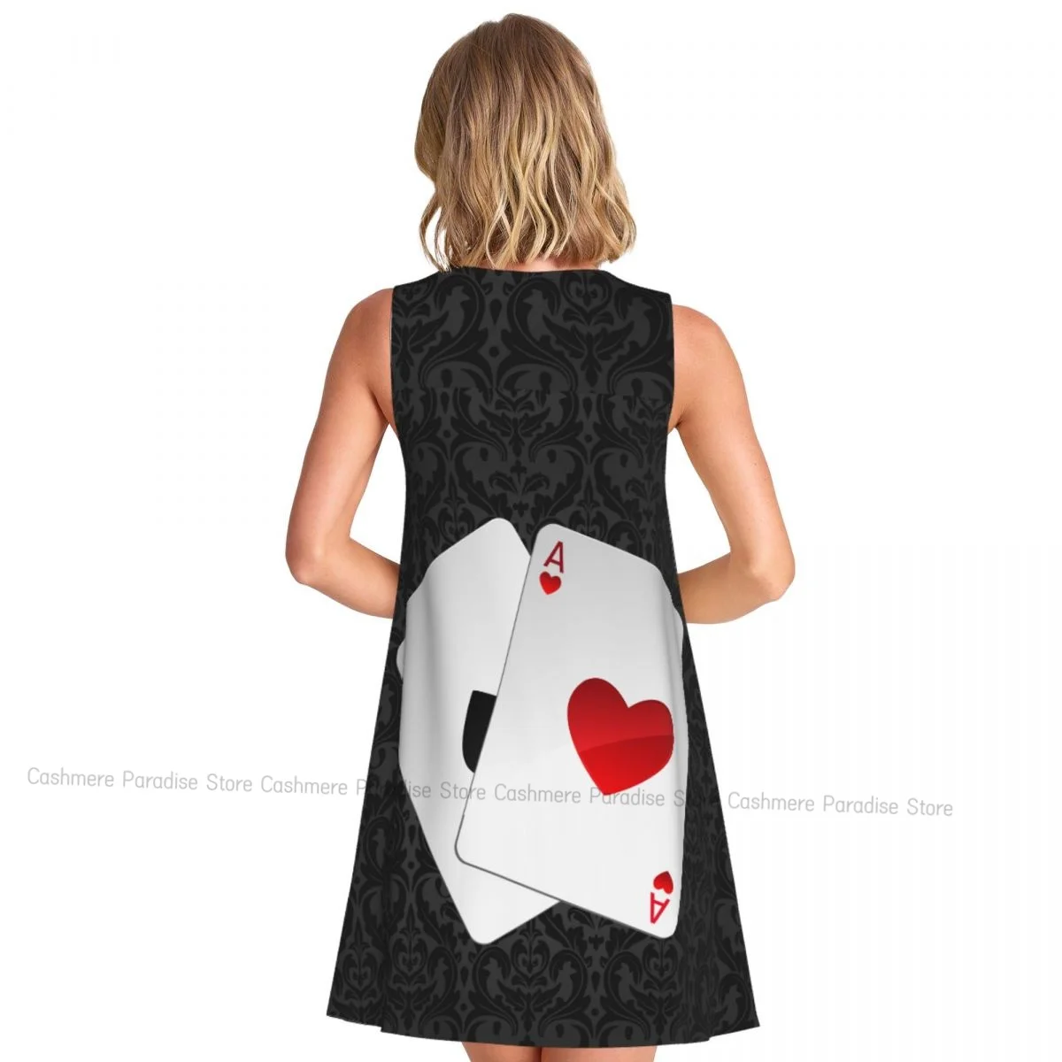 レディース ドレス トランプ 夏 カジュアル T シャツ ドレス ビーチ カバーアップ タンクドレス