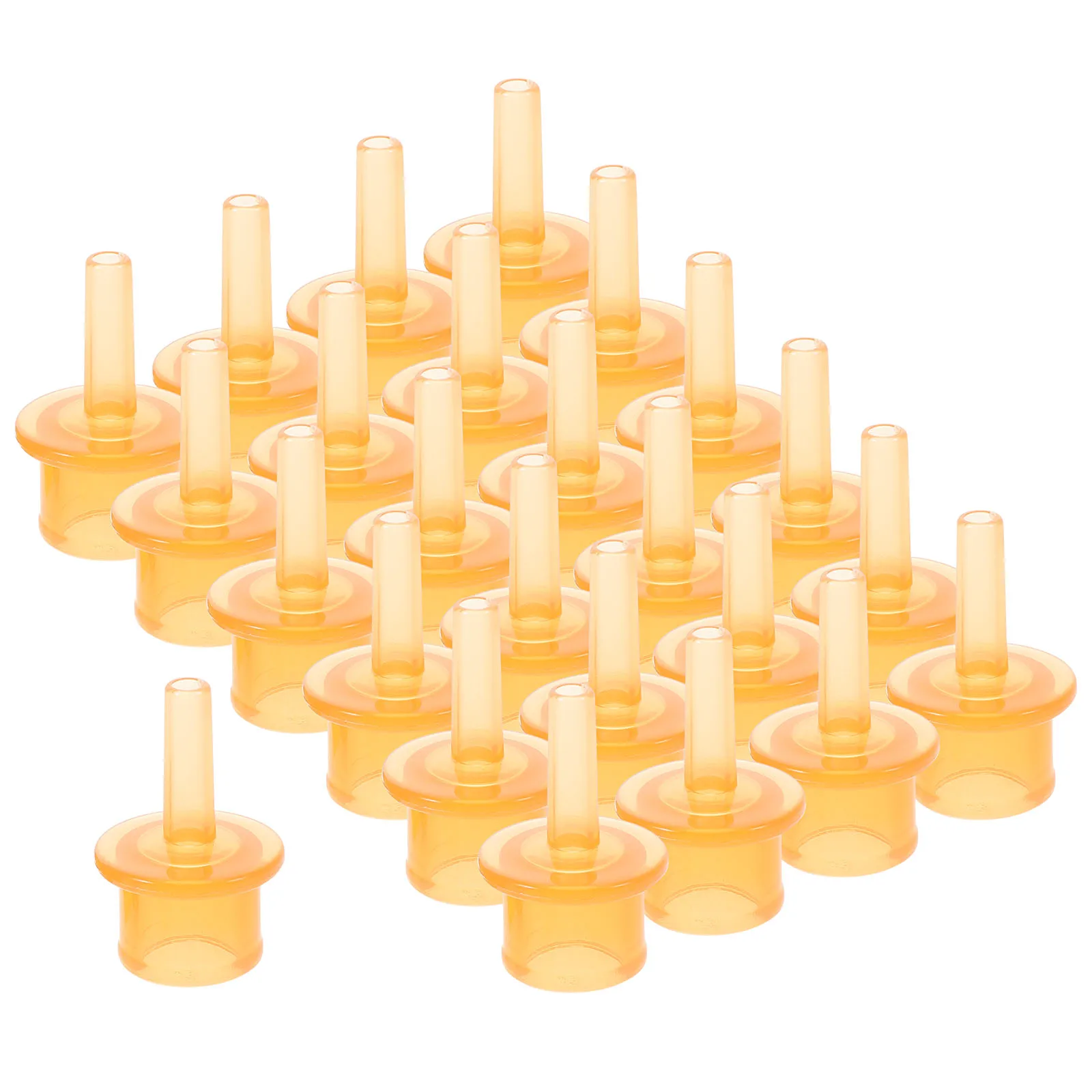 

50 Pcs Connector Spout Adapter Water Bottles Tops Nipples Light Brown Kids Baby Bottle To Cup Adapter Cup Bottle Transition