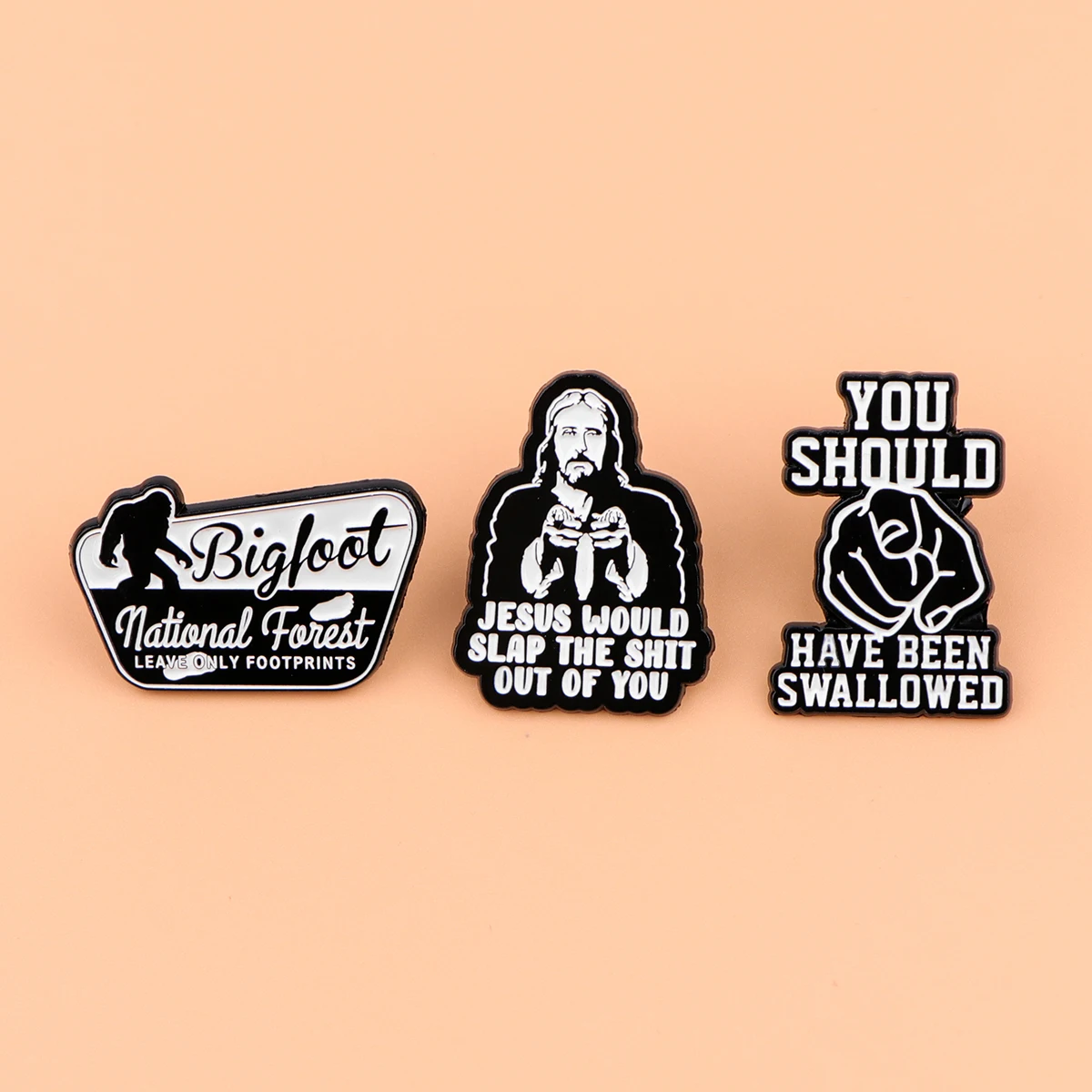 Funny Movie Quotes Enamel Pin Cool Badges on Backpack Brooches for Women Men Lapel Pins Cosplay Accessories Toys Gifts